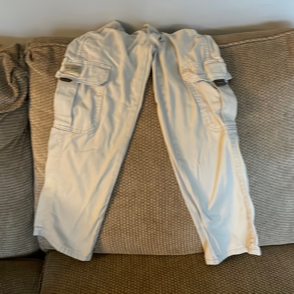 Boys Khaki Cargo Pants